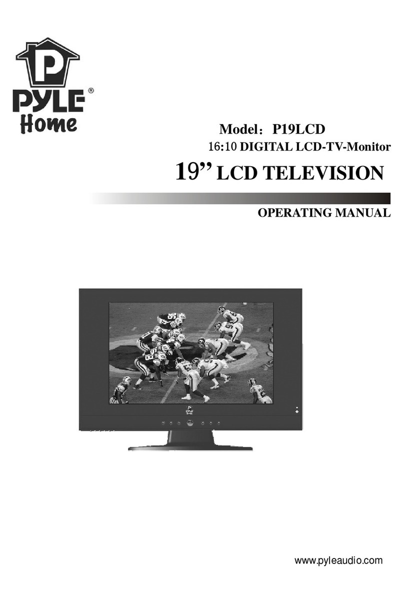 Pyle P19LCD Manuel utilisateur