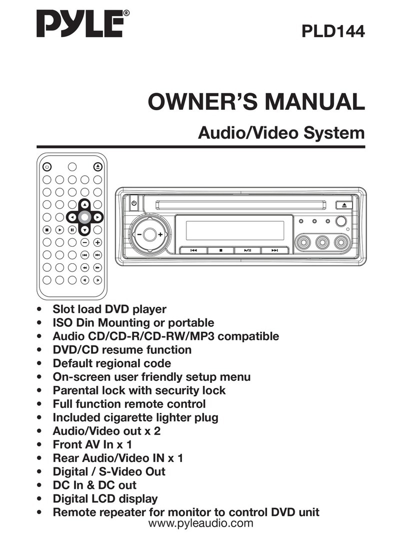Pyle PLD144 Manuel utilisateur