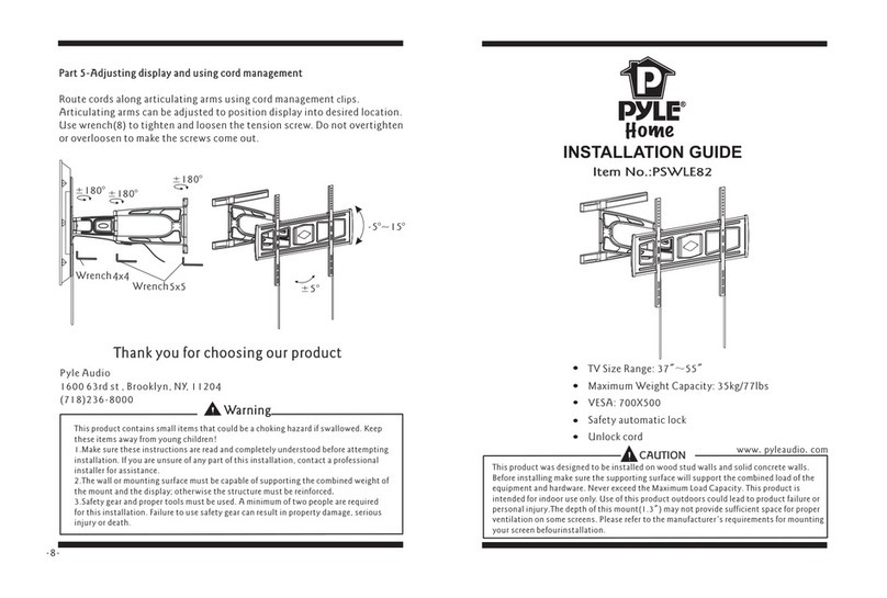 Pyle PSWLE82 Manuel utilisateur