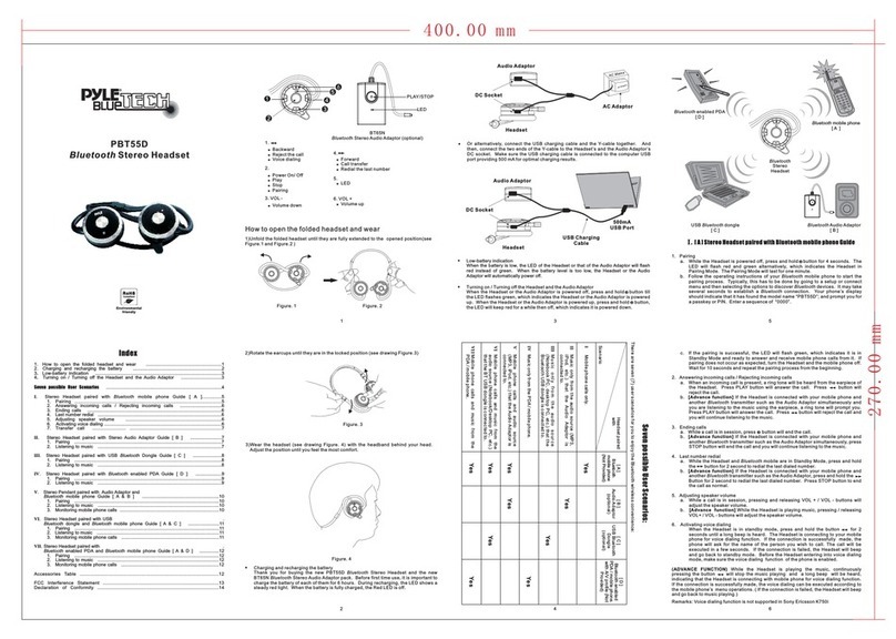 Pyle PBT55D Guide de référence