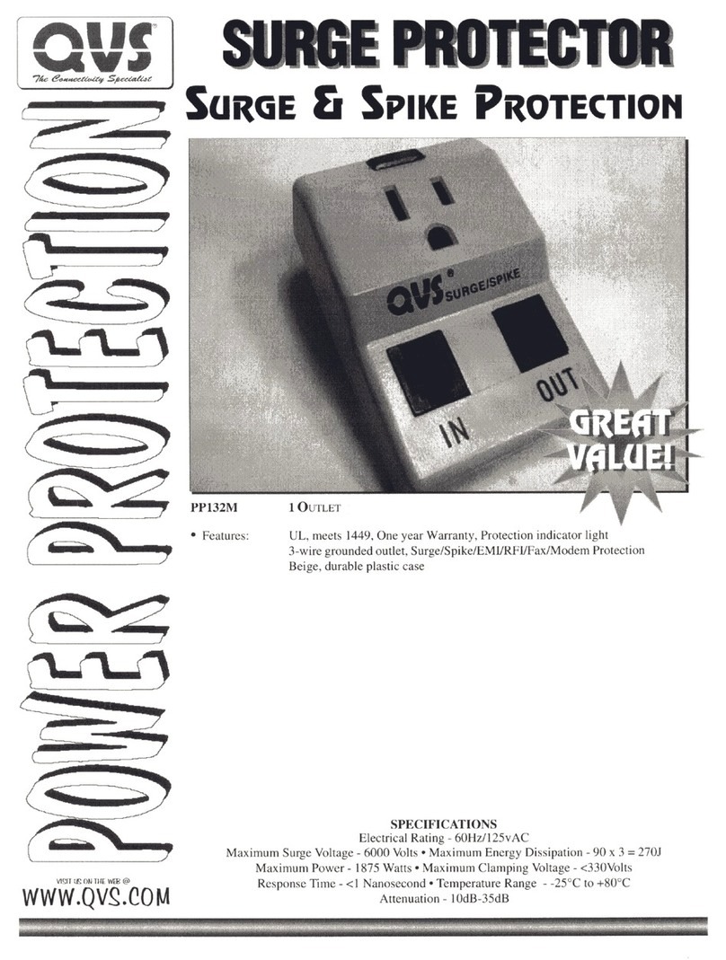 QVS PP132M Manuel utilisateur