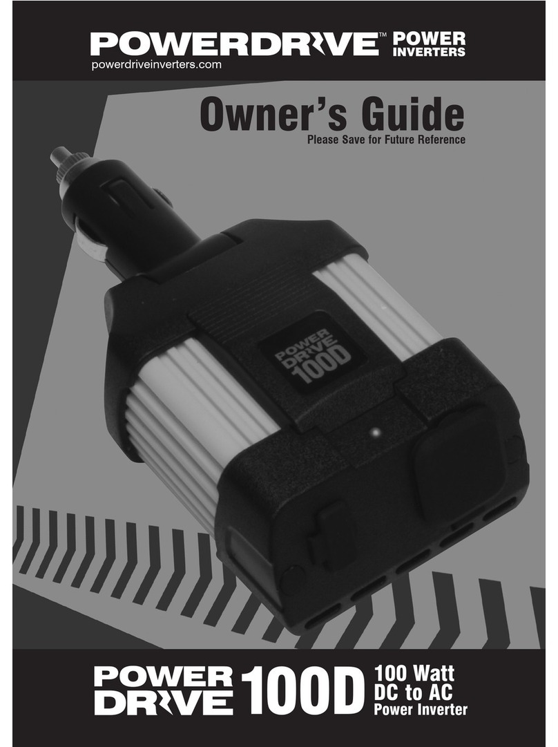 Power Drive 100D Manuel utilisateur