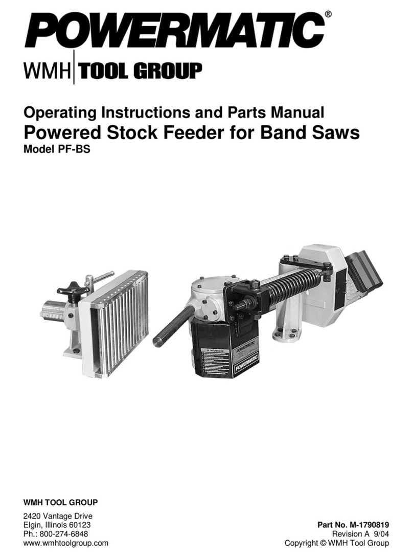 Powermatic PF-BS Manuel utilisateur