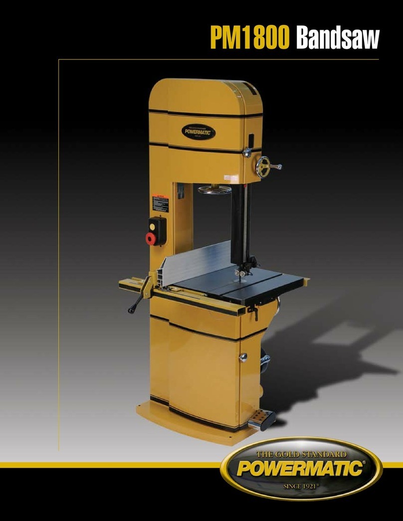 Powermatic PM1800 Manuel utilisateur