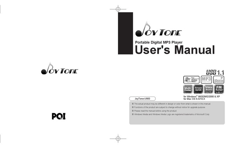 PQI JoyTone-U900 Manuel utilisateur