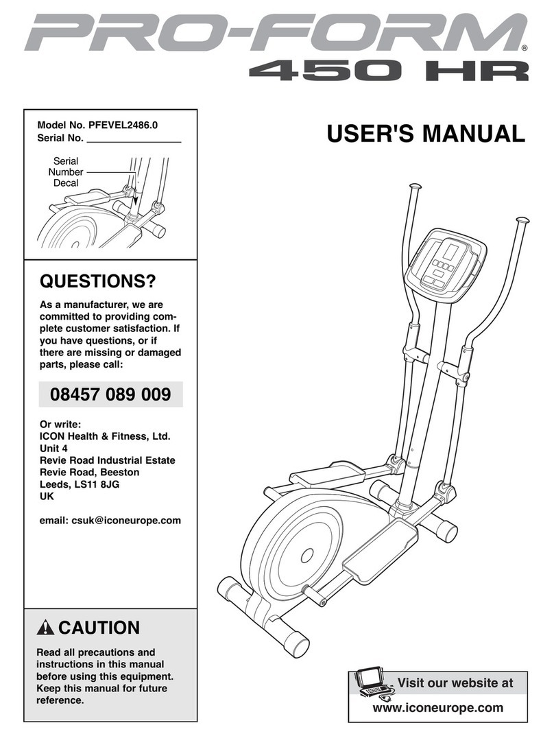 Pro-Form PFEVEL2486.0 Manuel utilisateur