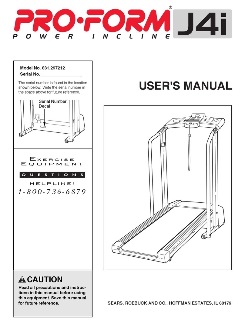 Pro-Form 831.297212 Manuel utilisateur