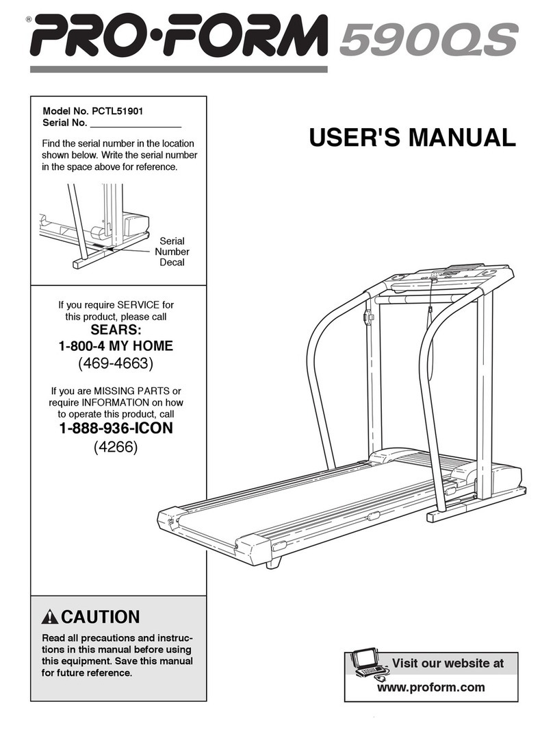 Pro-Form PCTL51901 Manuel utilisateur