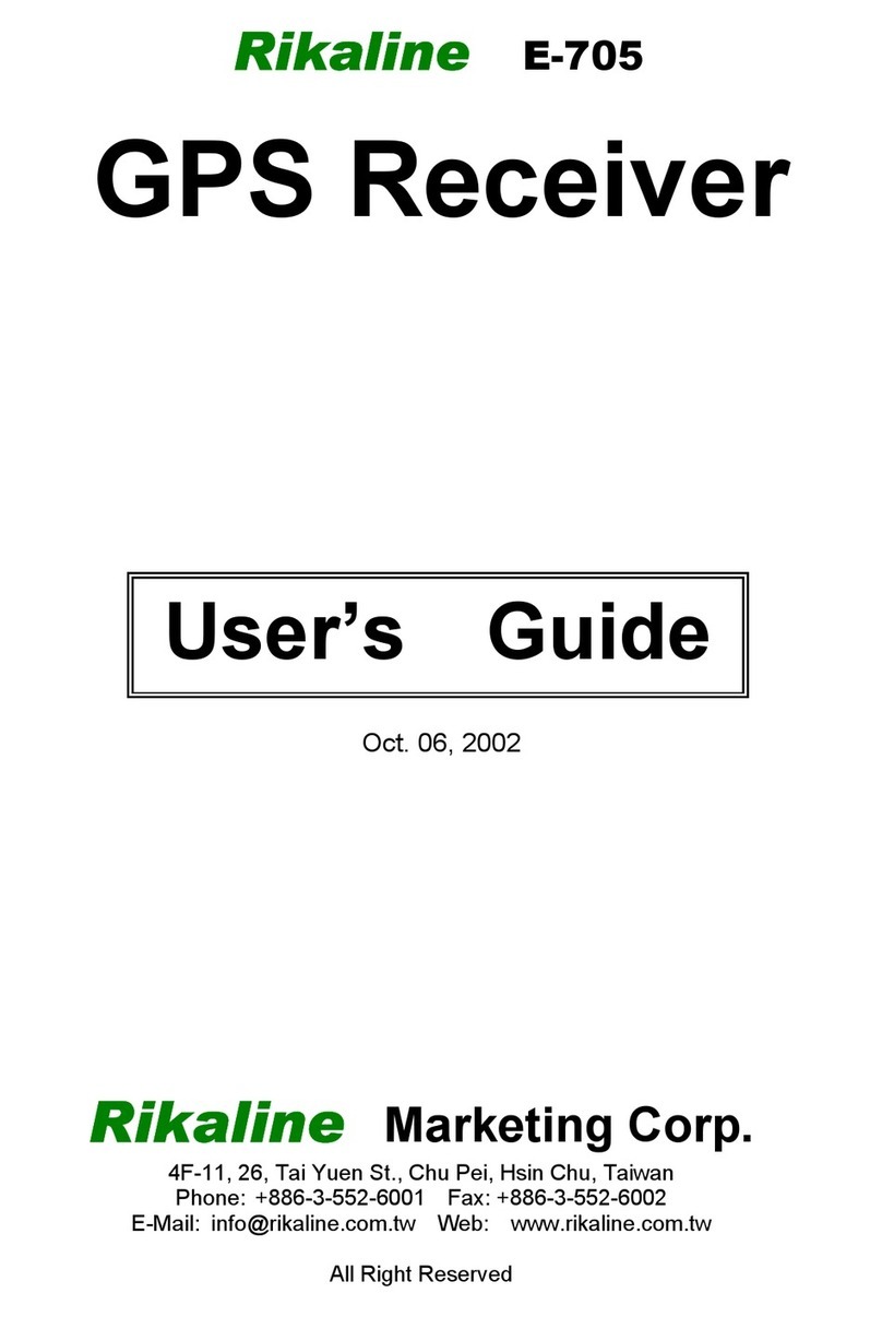 Rikaline E-705 Manuel utilisateur