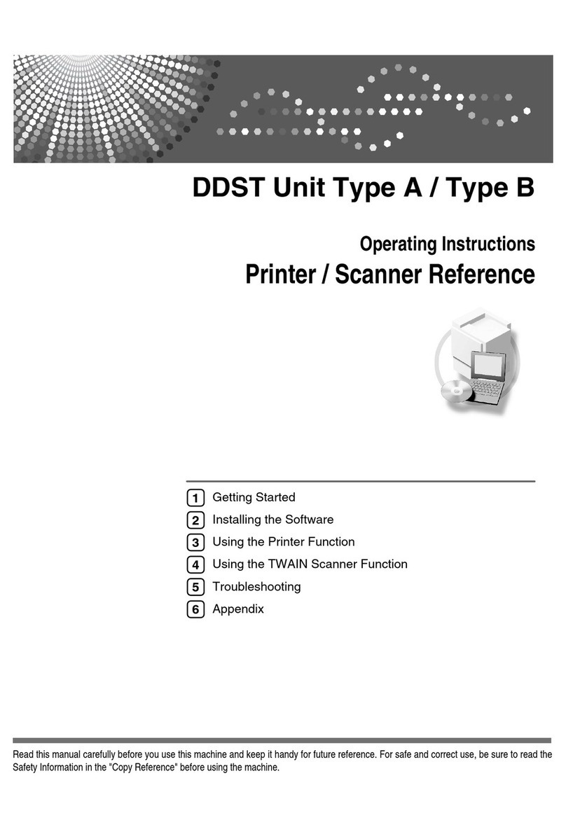 Ricoh DDST A, DDST Manuel utilisateur Ricoh DDST A, DDST Manuel utilisateur