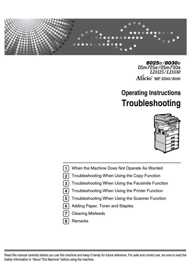 Ricoh 8025e Manuel utilisateur
