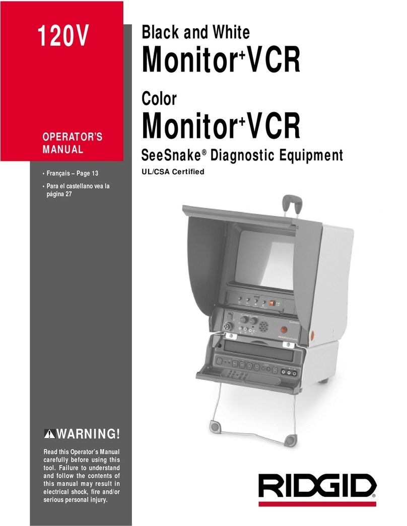 RIDGID 120V Manuel utilisateur