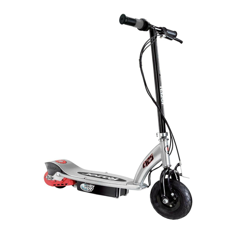 Razor E125 Manuel utilisateur