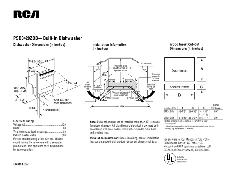 RCA PSD3420ZBB Guide de l'utilisateur