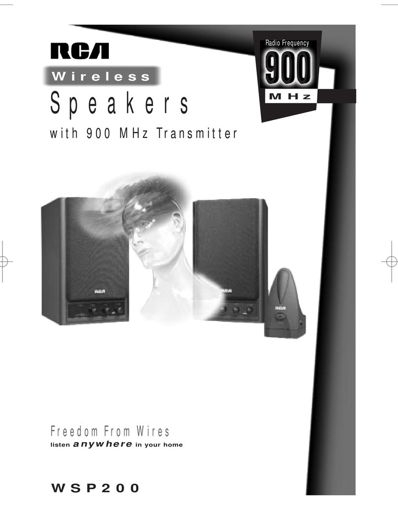 RCA WSP200 Manuel utilisateur
