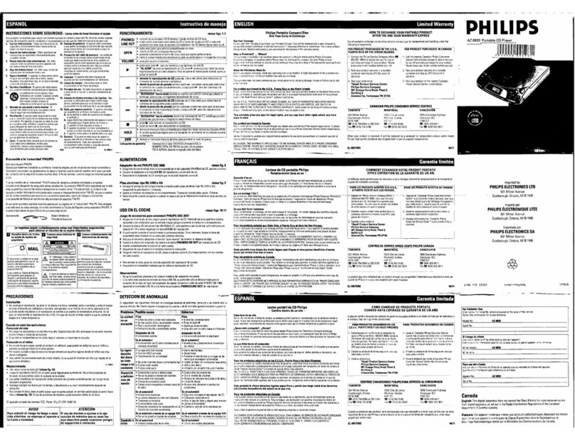 Philips AZ6833/05 Manuel utilisateur