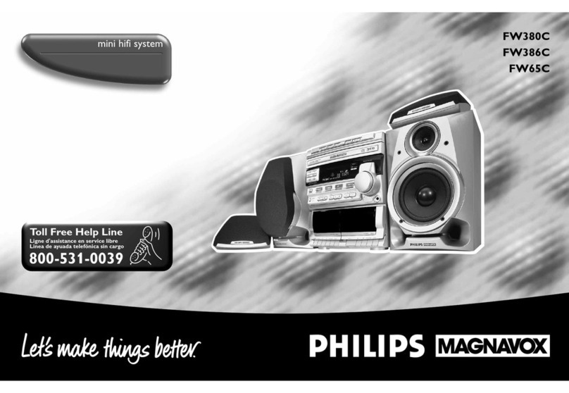 Philips Magnavox FW380C Manuel utilisateur