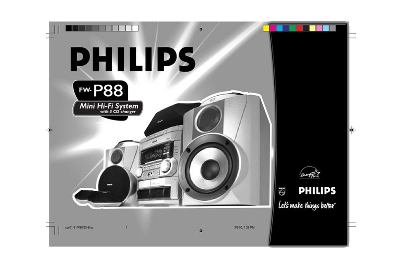 Philips FW P88 Manuel utilisateur