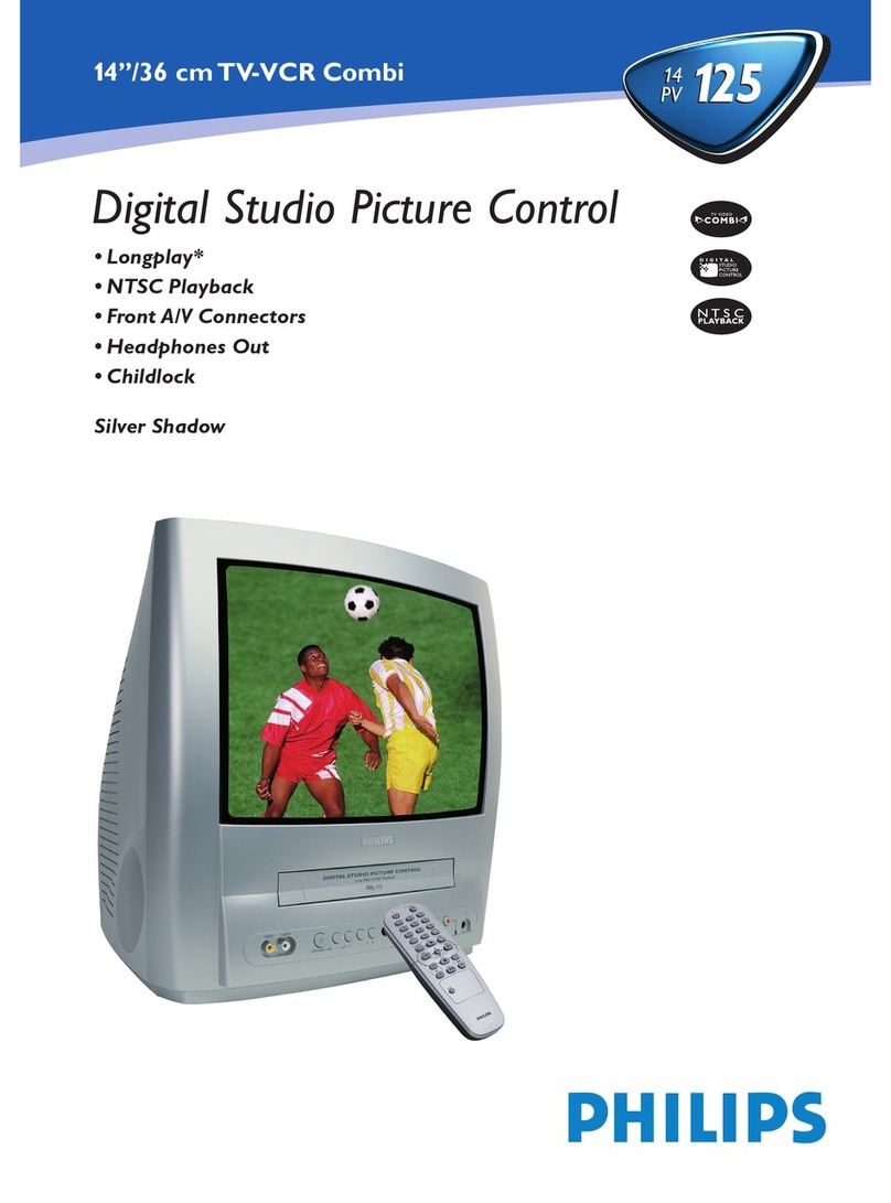 Philips 14PV125 Manuel utilisateur