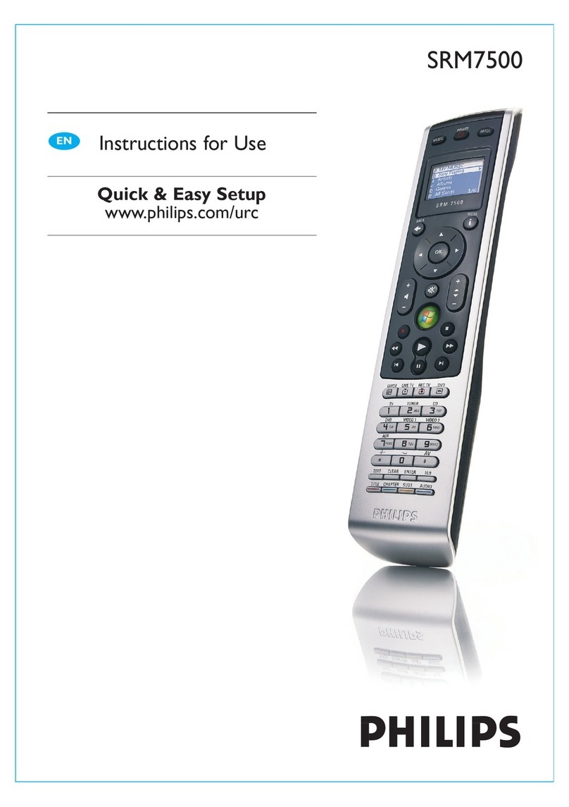 Philips SRM7500 Manuel utilisateur