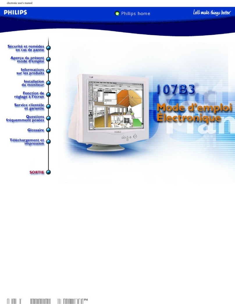 Philips 107B3 Manuel utilisateur