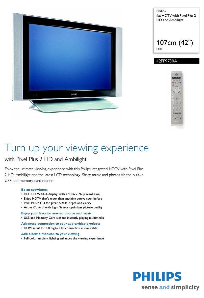 Philips 42PF9730 Manuel utilisateur