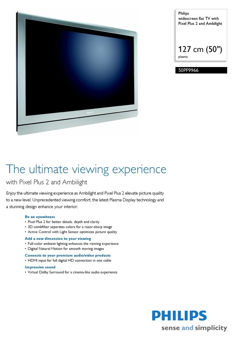 Philips Epic 50PF9966 Manuel utilisateur
