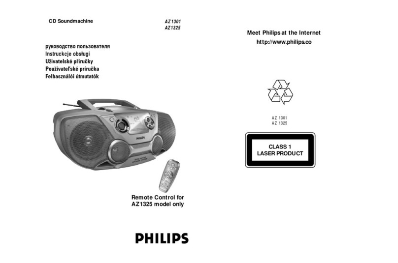 Philips AZ1301 Manuel