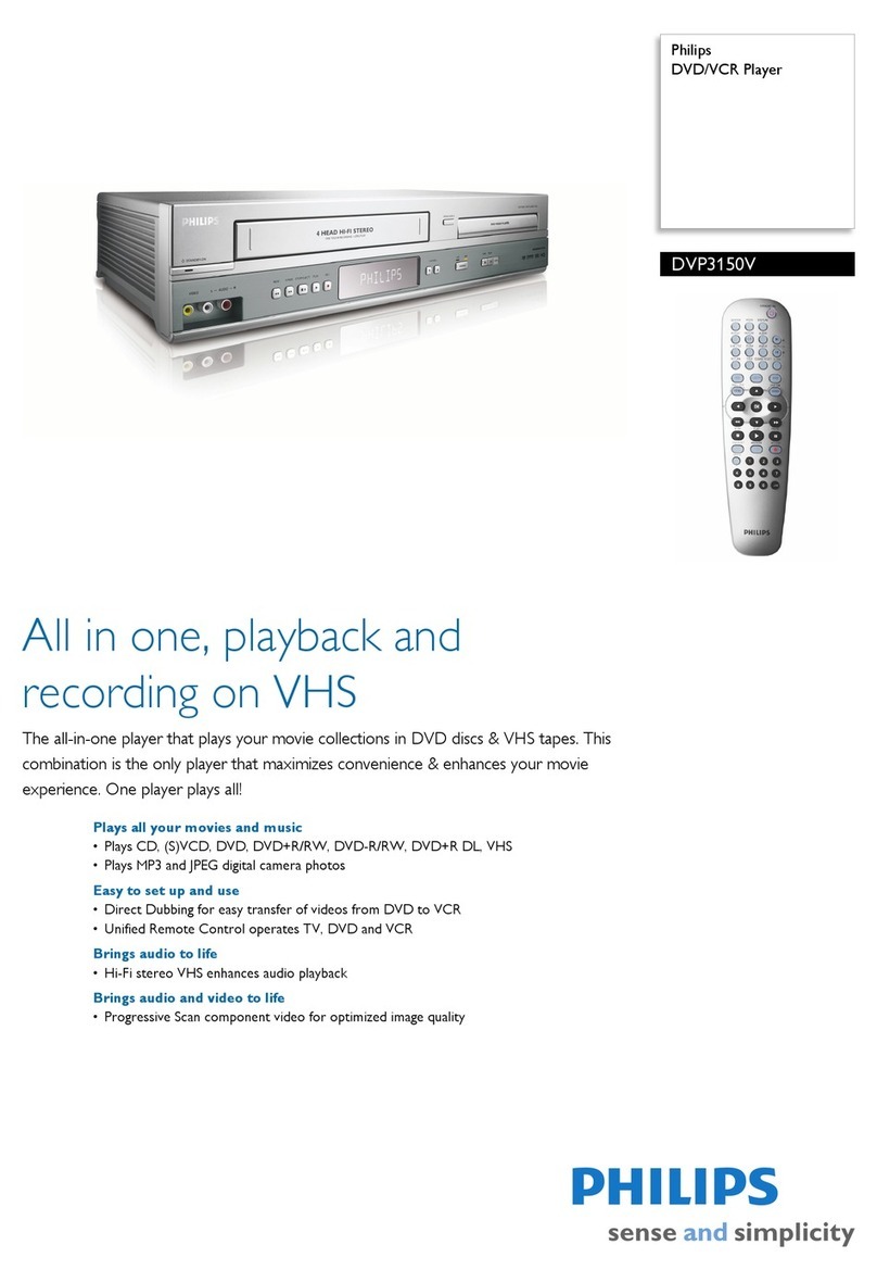 Philips DVP3150V Manuel utilisateur
