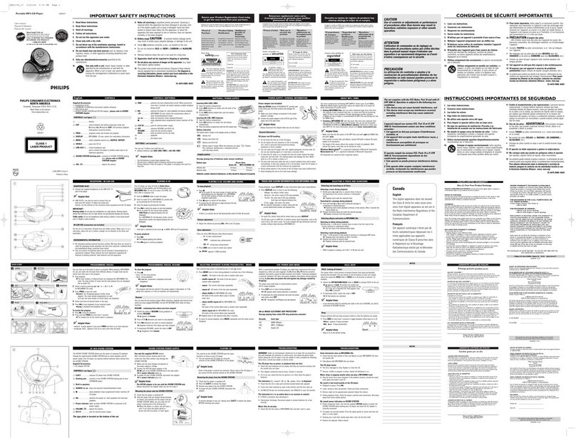 Philips EXP337/17 Manuel utilisateur