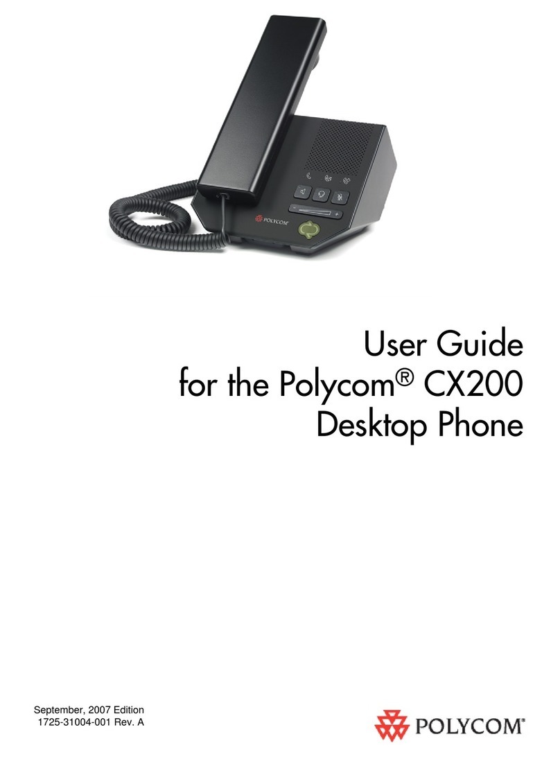 Polycom CX 200 Manuel utilisateur