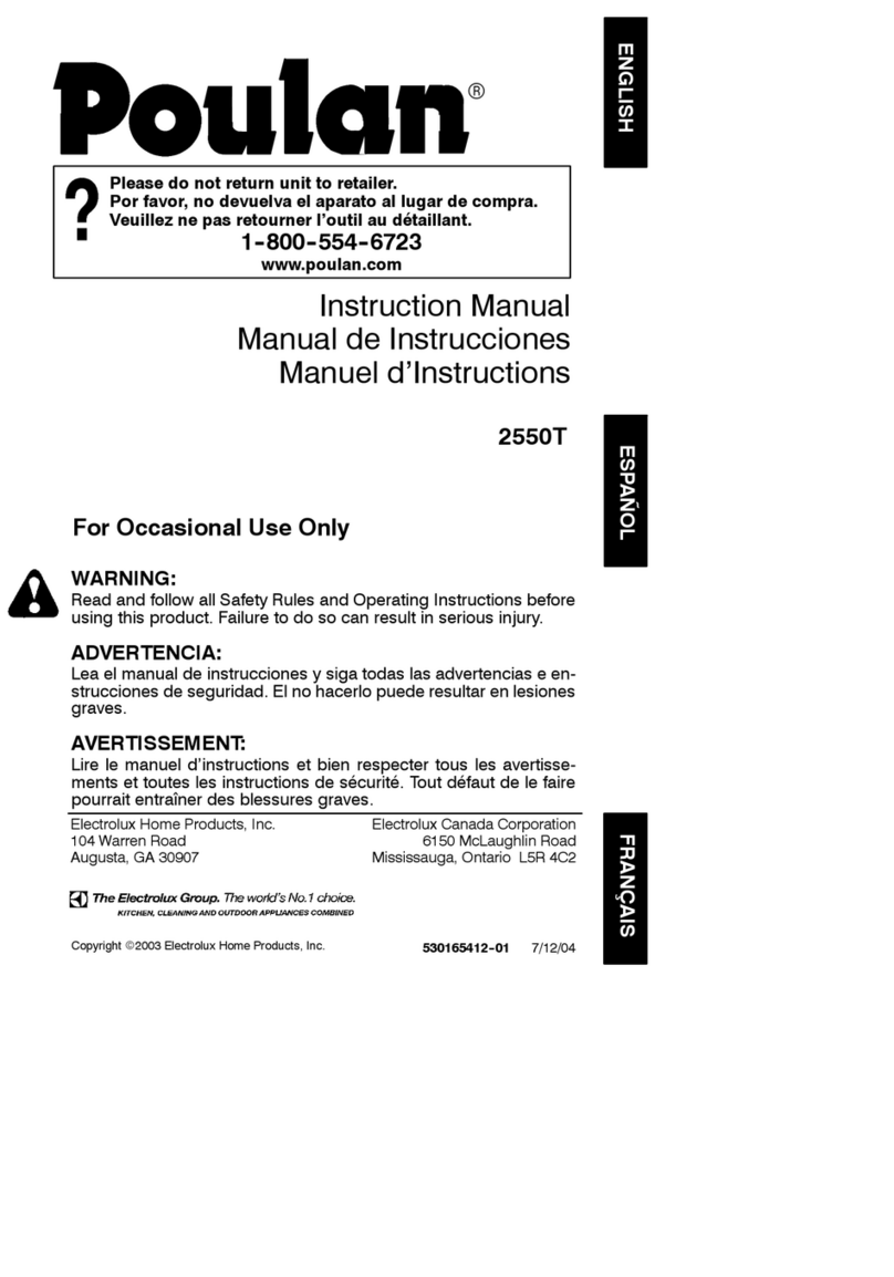 Poulan Pro 2004-07 Manuel utilisateur