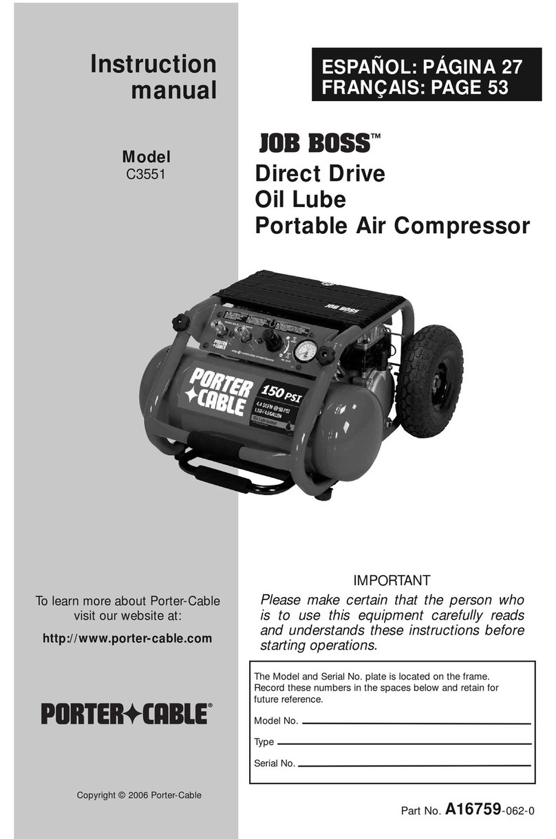 Porter-Cable A16759 Manuel utilisateur
