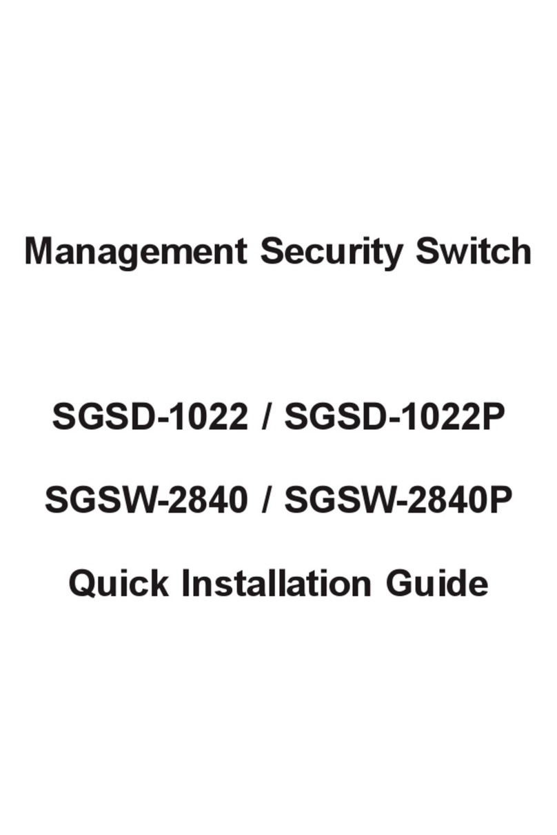Planet SGSD-1022 Manuel utilisateur Planet SGSD-1022 Manuel utilisateur