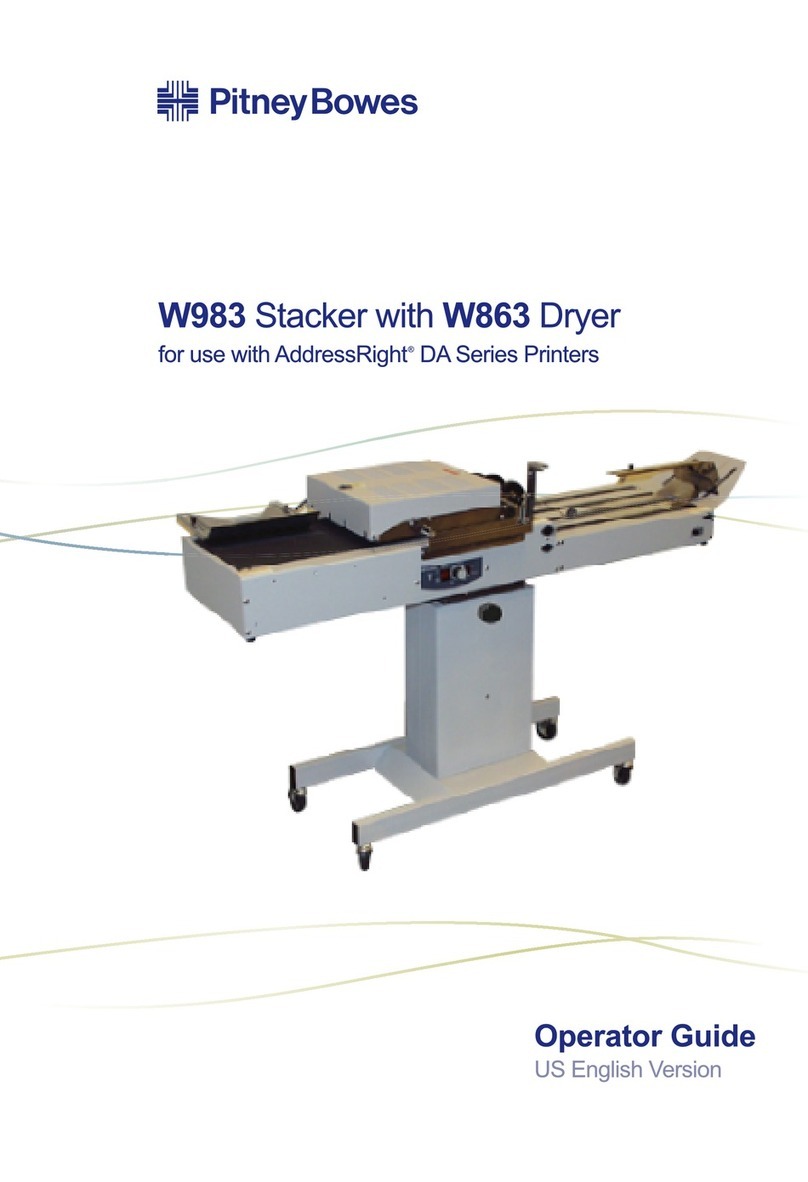 Pitney Bowes W863 Manuel