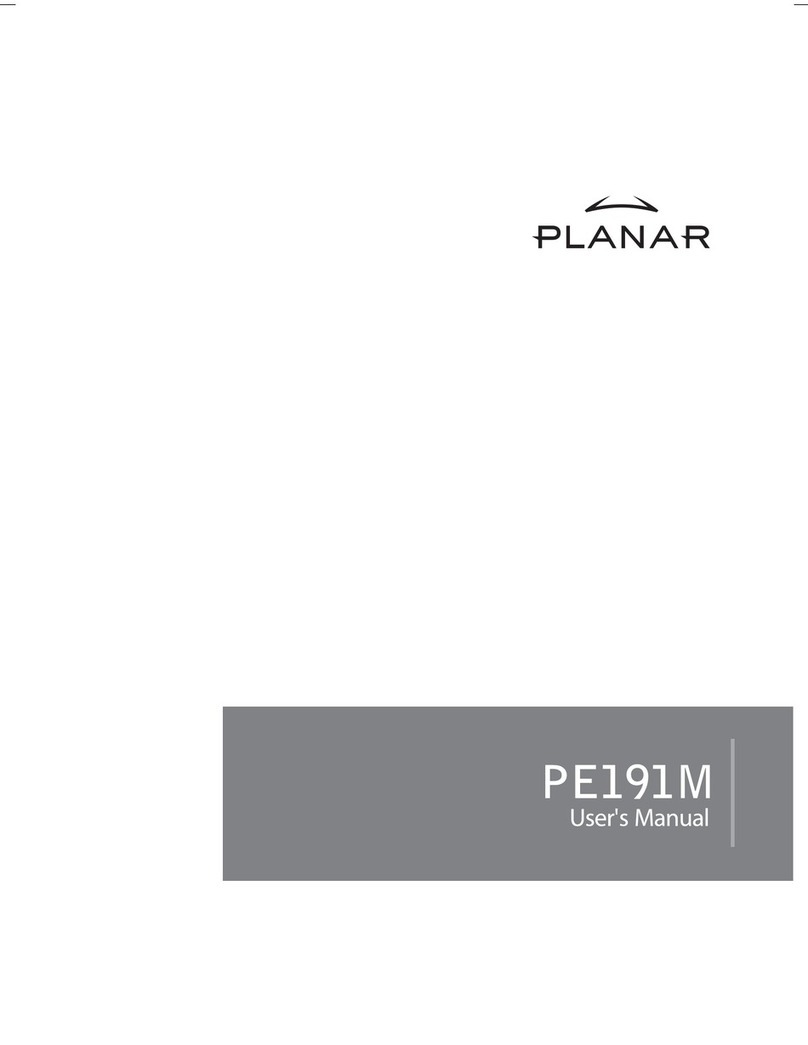 Planar PE191M Manuel utilisateur