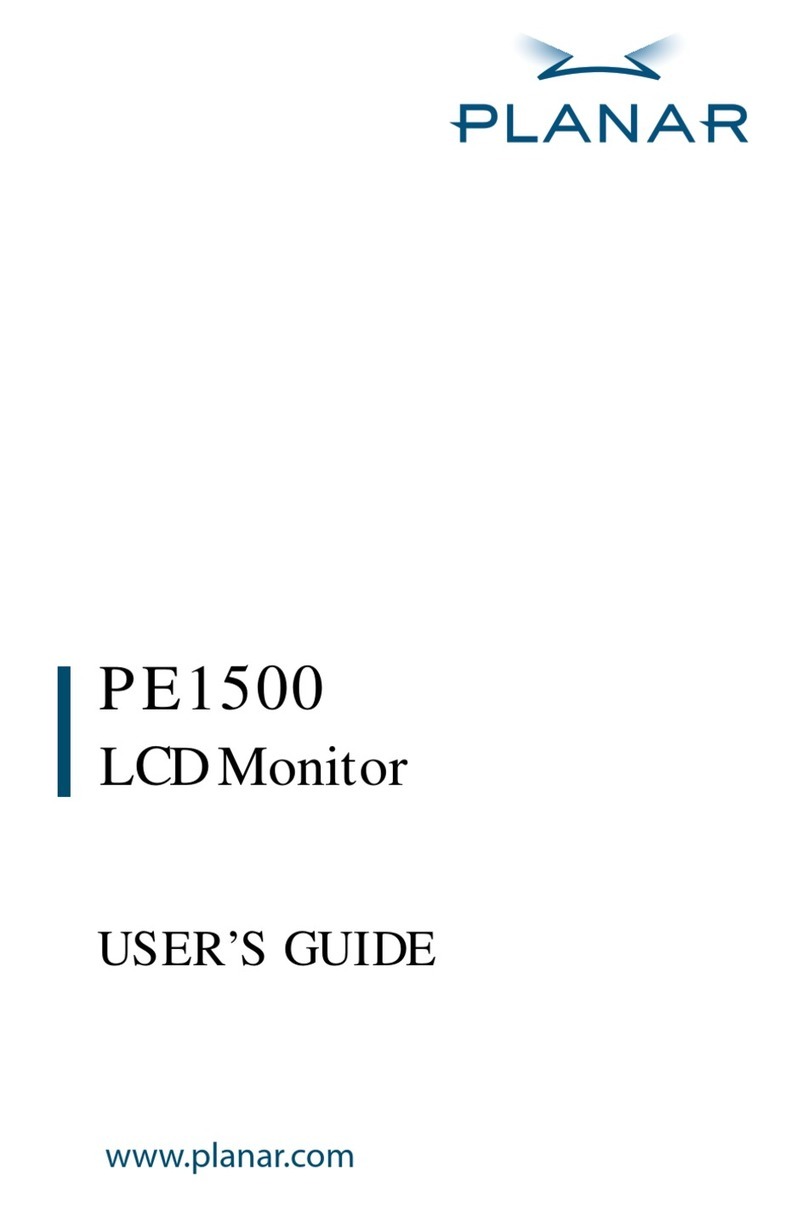 Planar PE1500 Manuel utilisateur