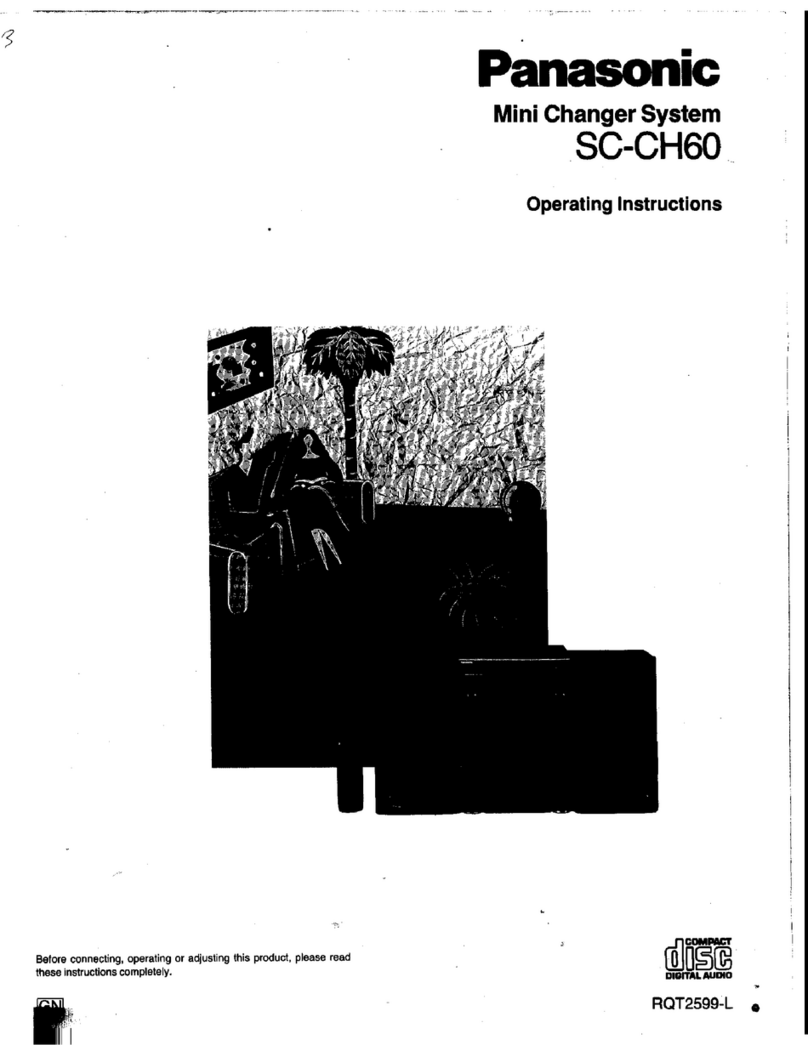Panasonic SC-CH60 Manuel utilisateur