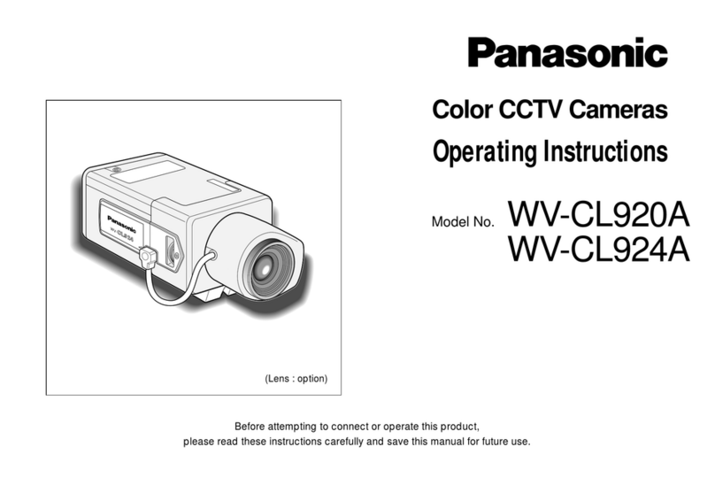 Panasonic WV-CL924A Manuel utilisateur