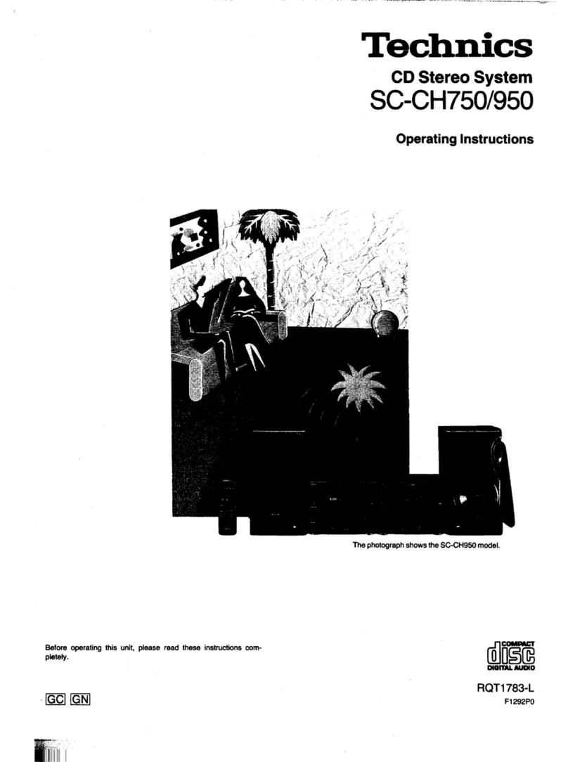 Panasonic SC-CH750 Manuel utilisateur