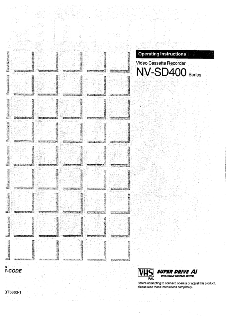 Panasonic NV-SD400 Series Manuel utilisateur