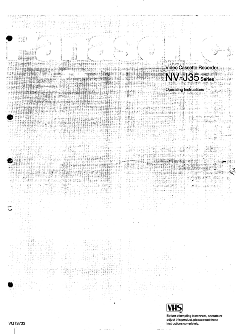 Panasonic NV-J35 Series Manuel utilisateur Panasonic NV-J35 Series Manuel utilisateur