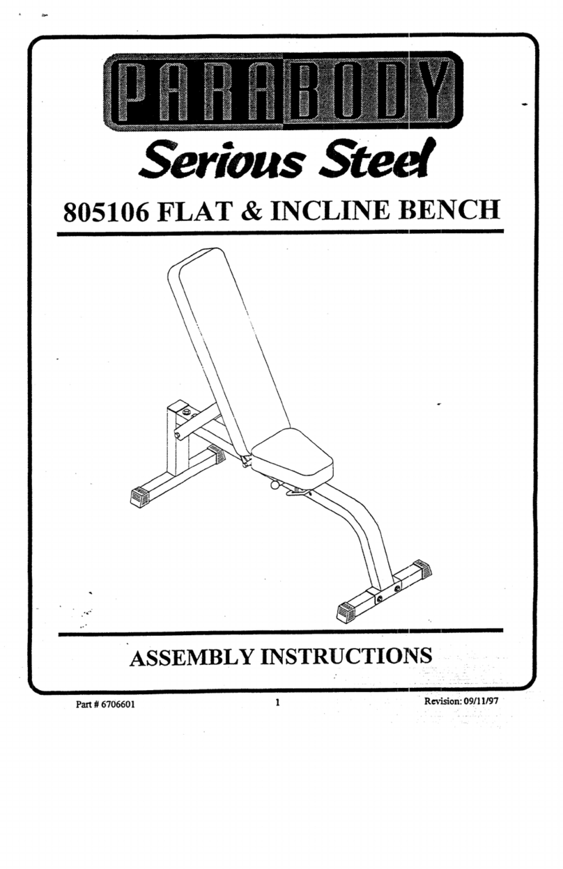 ParaBody 805106 Guide d'installation