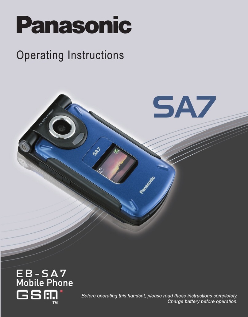 Panasonic EB-SA7 Manuel utilisateur