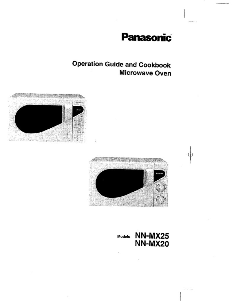 Panasonic NN-MX20 Manuel utilisateur