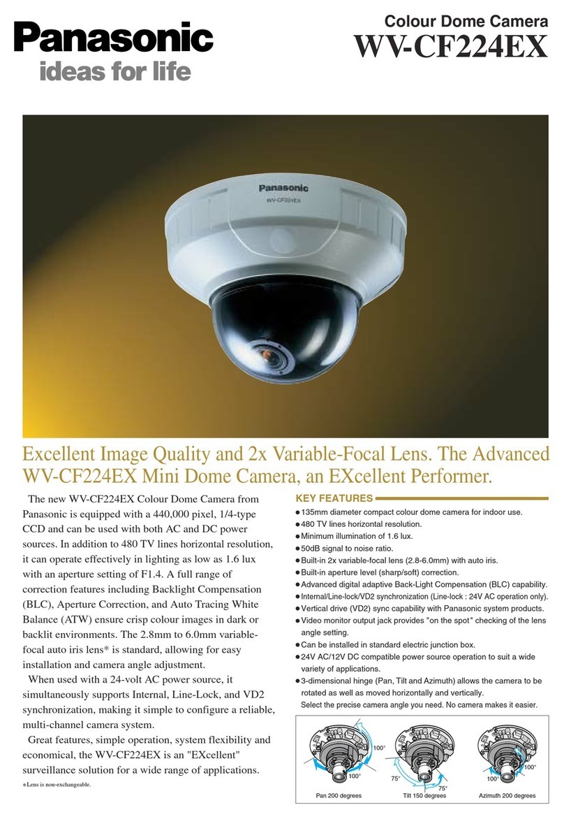 Panasonic WV-CF224EX Manuel utilisateur