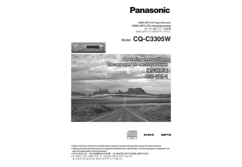 Panasonic CQ-C3305W Manuel utilisateur