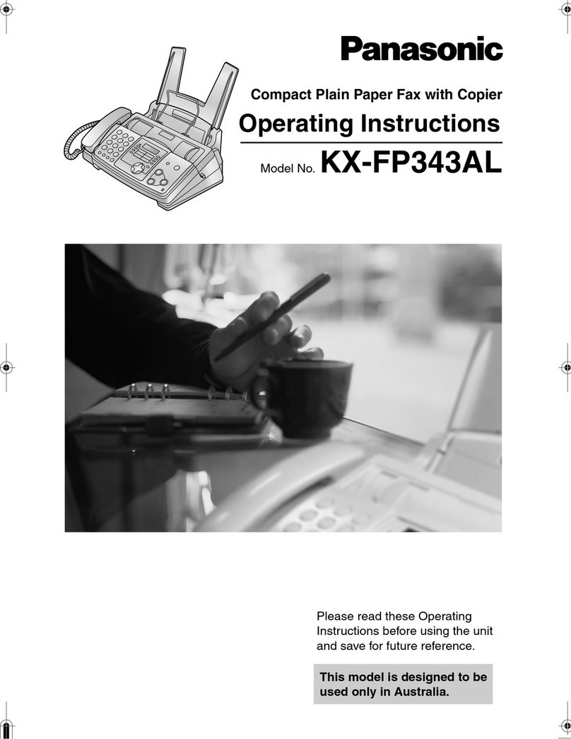 Panasonic KX-FP343AL Manuel utilisateur