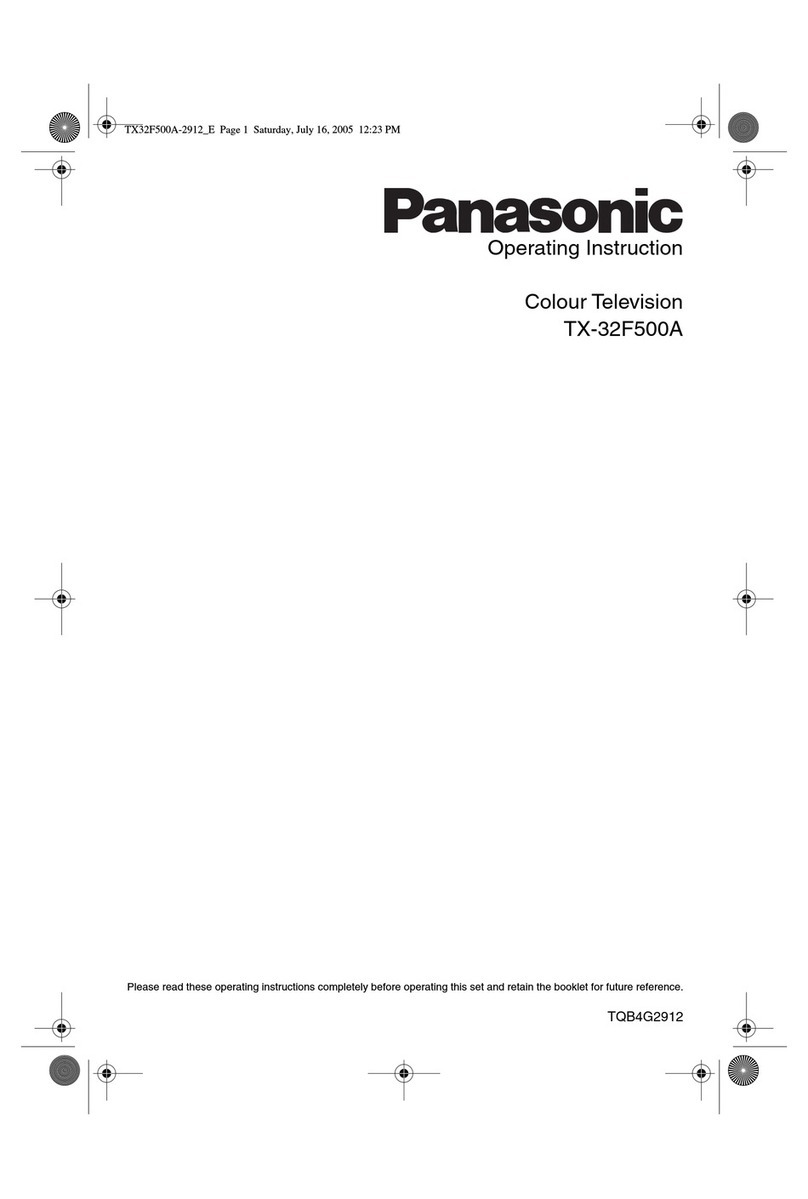 Panasonic TX-32F500A Manuel utilisateur