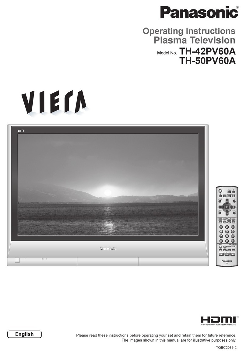 Panasonic TH-42PV60A Manuel utilisateur